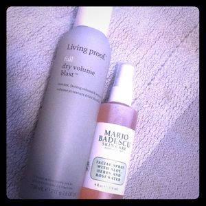 Name brand Full size dry shampoo/4oz facial spray